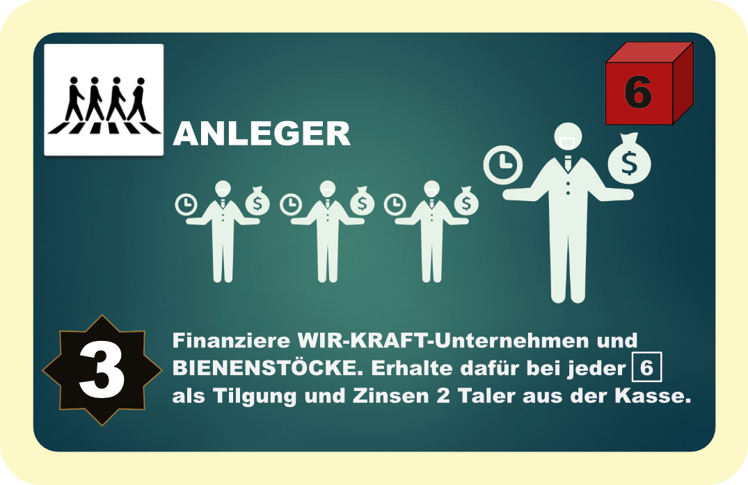 Anleger Spielkarte "Anleger"