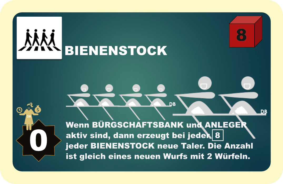 Bienenstock Spielkarte "Bienenstock"