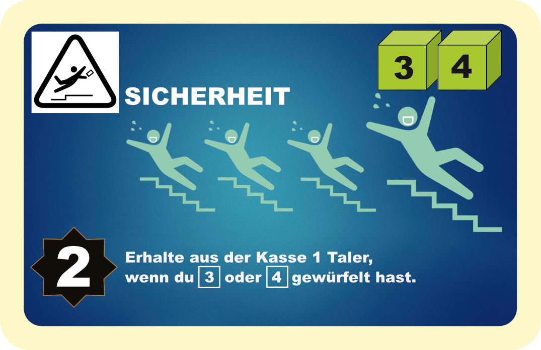 Sicherheit Spielkarte "Sicherheit"